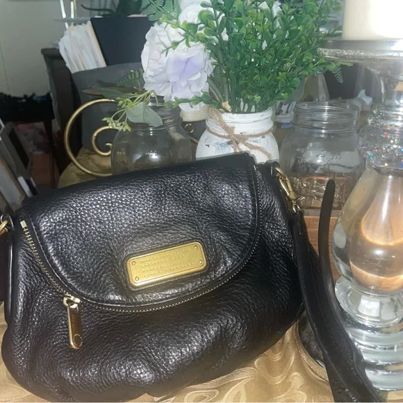 MARC BY MARC JACOBS Mini Q Natasha BLACK Leather Crossbody Bag - Picture 11 of 15